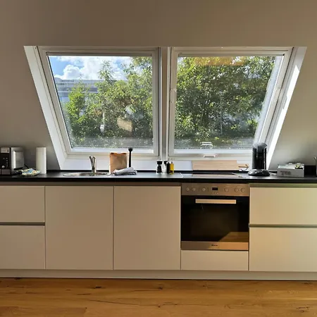 Appartement Nooqa - Living Collection - Parkplatz, Smart Tv, Kueche, Voll Ausgestattet *