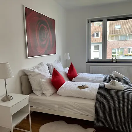 Nooqa - Living Collection - Parkplatz, Smart Tv, Kueche, Voll Ausgestattet Duisbourg
