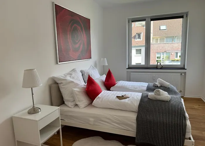 Nooqa - Living Collection - Parkplatz, Smart Tv, Kueche, Voll Ausgestattet Duisburg