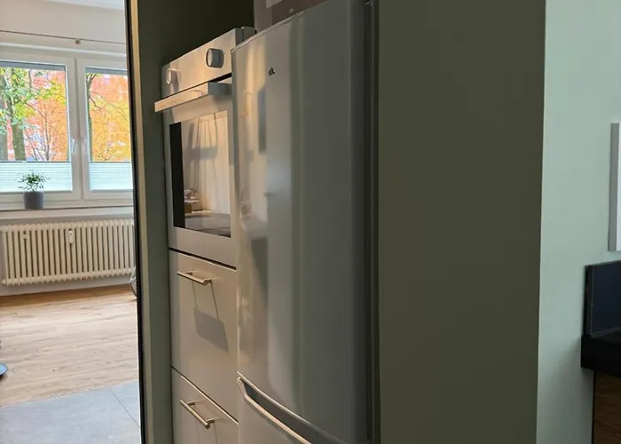 Appartement Nooqa - Living Collection - Parkplatz, Smart Tv, Kueche, Voll Ausgestattet *