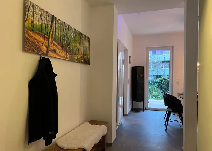 Appartement Nooqa - Living Collection - Parkplatz, Smart Tv, Kueche, Voll Ausgestattet